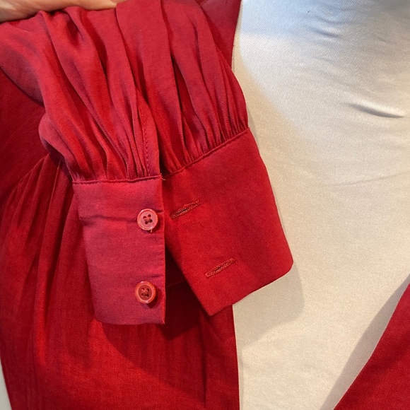 New Banana Republic Poplin Blouse NWOT - Picture 4 of 10